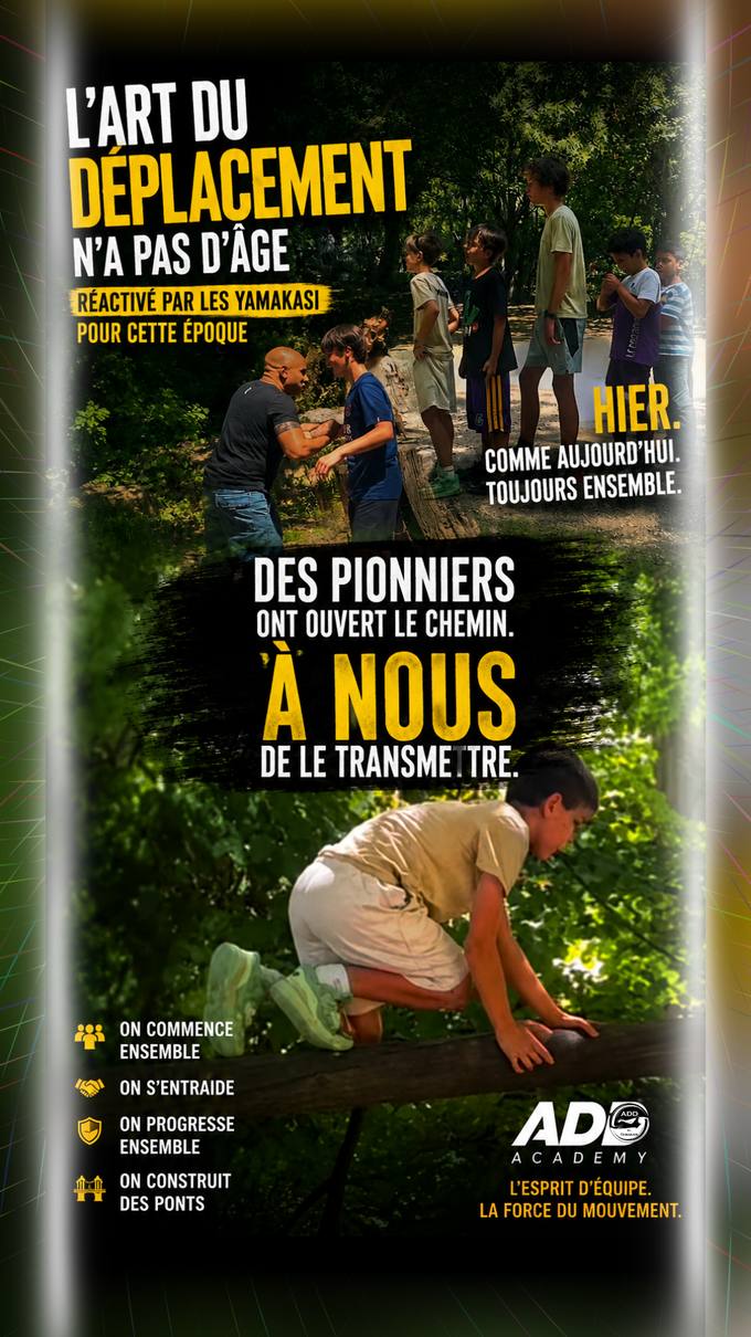 Affiche : L'Art du Déplacement n'a pas d'âge